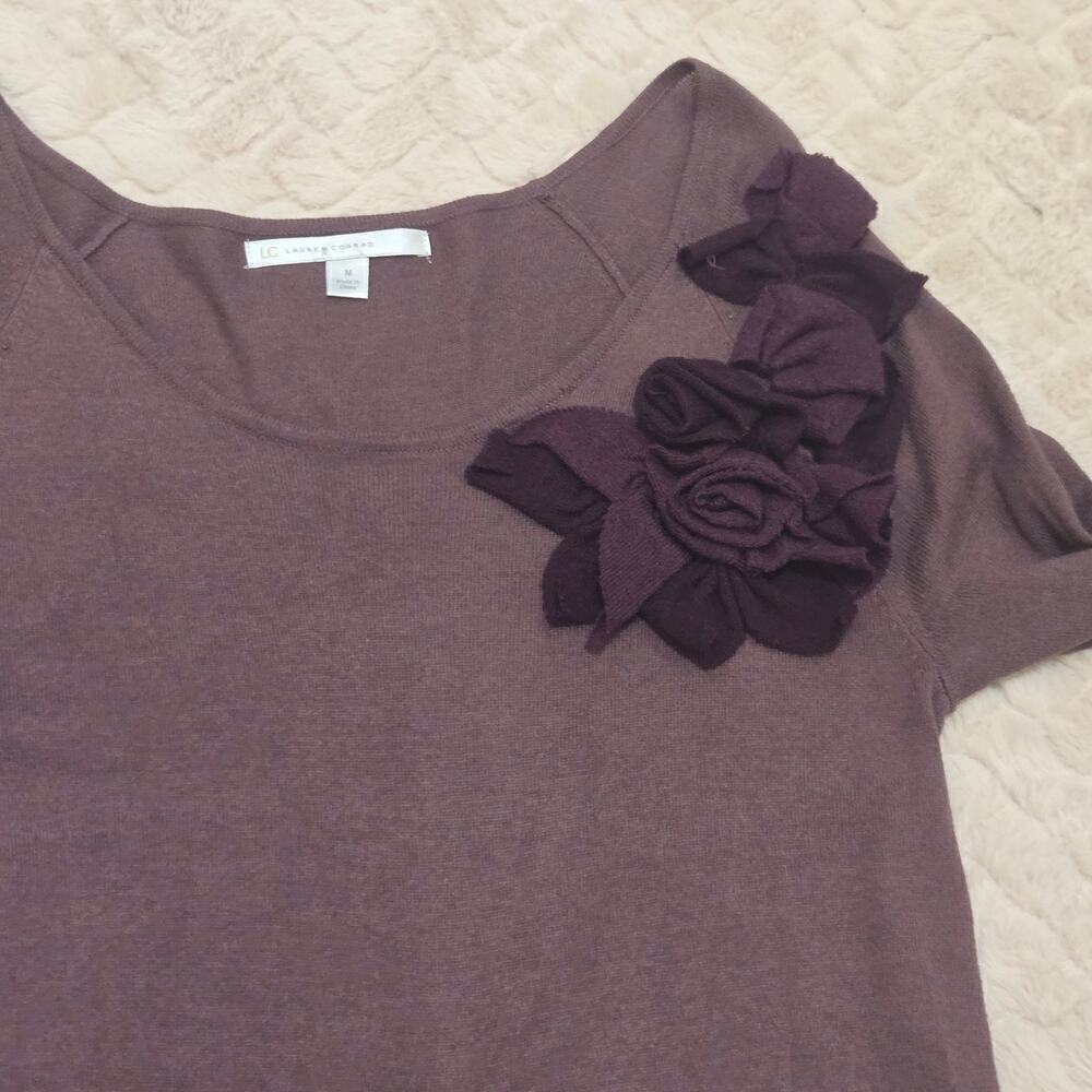 LC Lauren Conrad Huckleberry Plum Purple Dress, Size Medium - Picture 6 of 9